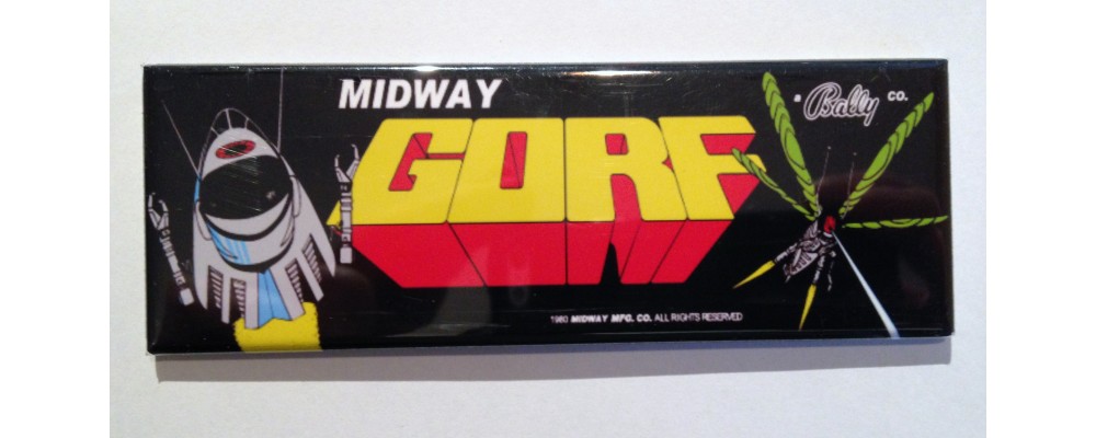 Gorf - Marquee - Magnet - Bally/Midway